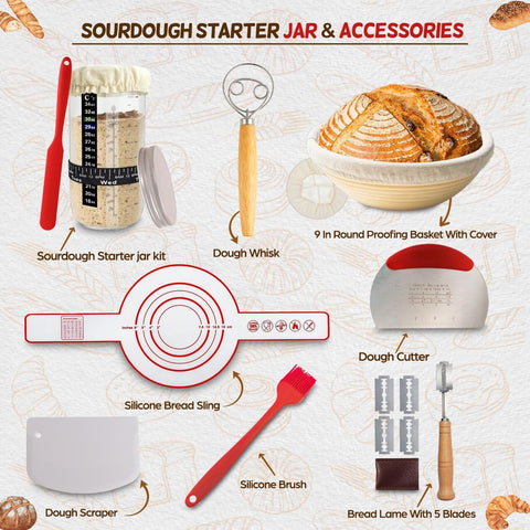The Kitchen Emporium thermometer band for precise dough temperature