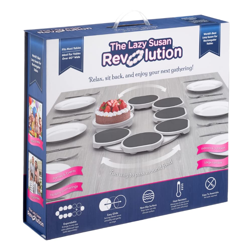 The Lazy Susan Revolution full set in dark gray for easy sharing