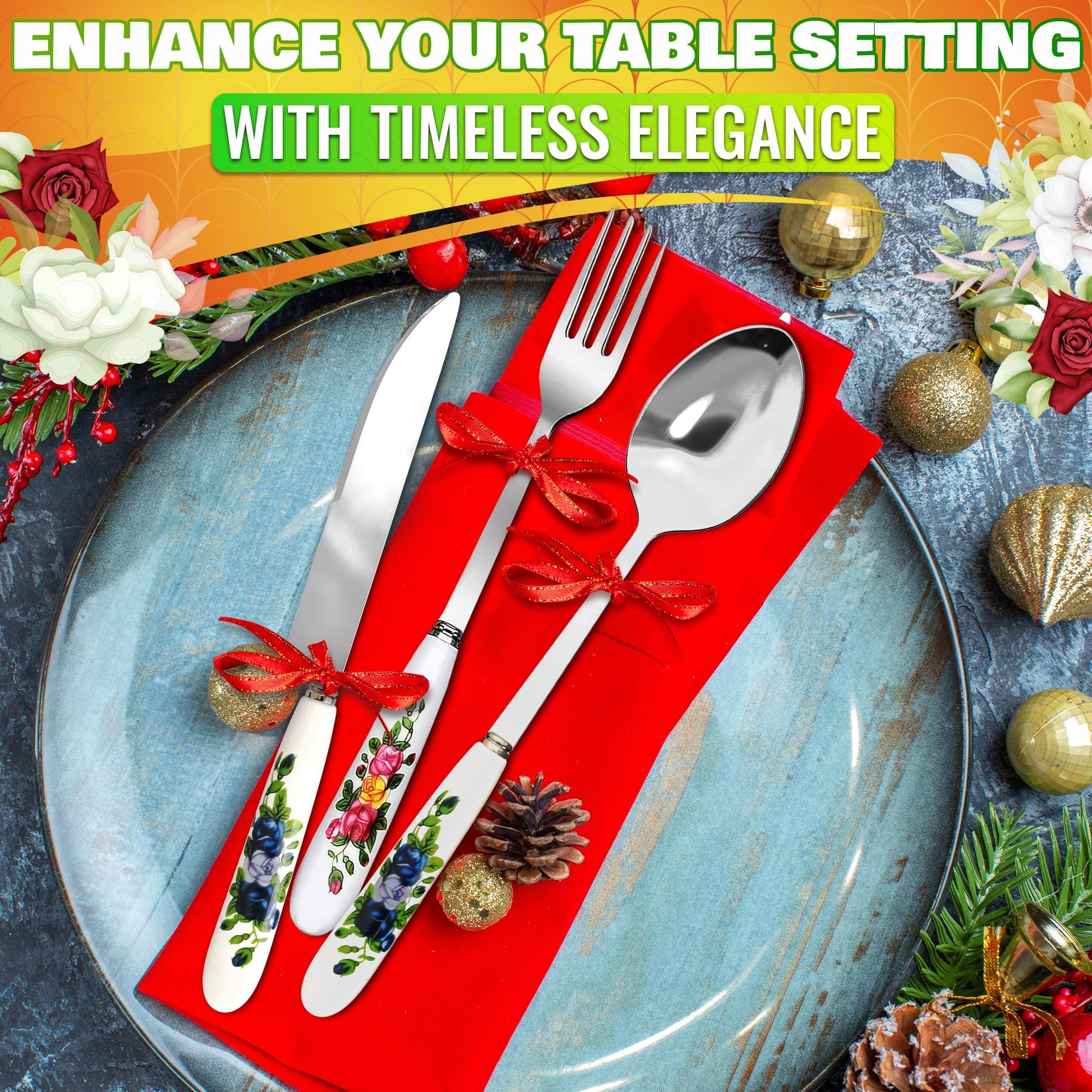 The Little Green Change 8.3-inch dining spoons for everyday meals.