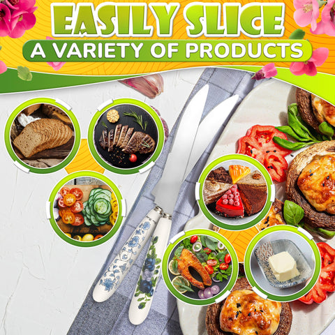 Butter knife in a platter with appetizers for entertaining guests.
