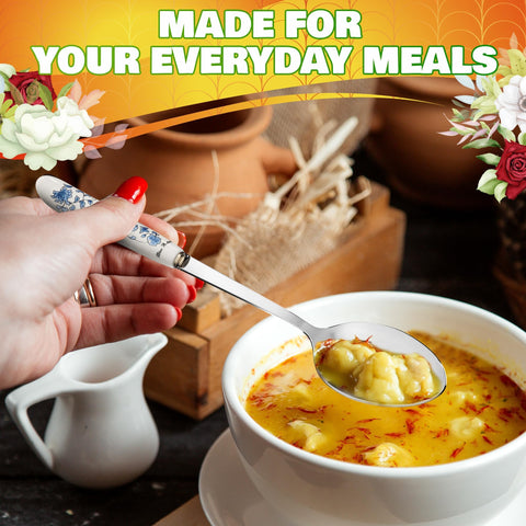 The Little Green Change gift-ready stainless steel spoons.