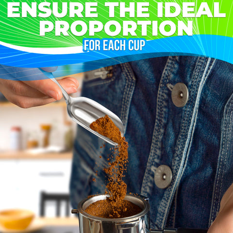The Little Green Change mini scoops are dishwasher safe for easy cleanup