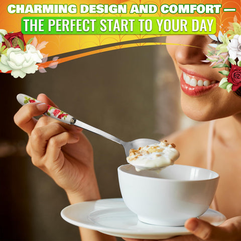 The Little Green Change non-heating ceramic handle keeps hot foods comfortable.