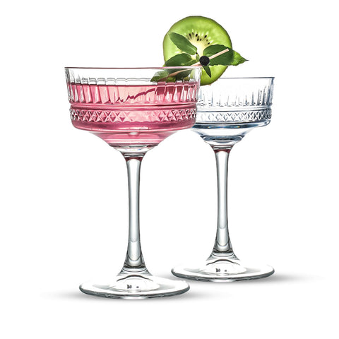the mask el turko 8.8oz capacity coupe glasses for comfortable daily use