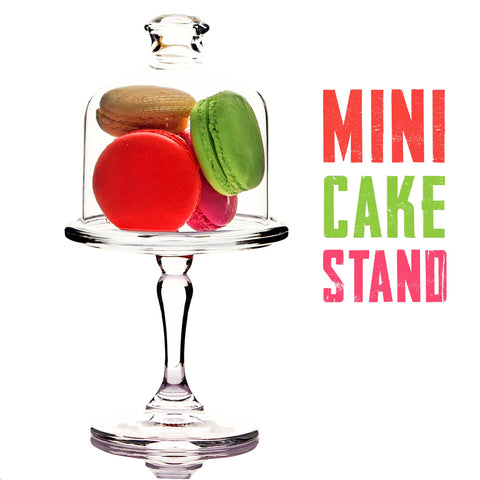 The Mask El Turko tempered glass dish for storage keeps treats organized.