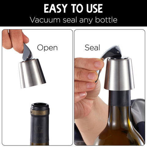 The ONLY GIFT WORTH GIVING champagne stopper designed for prosecco sealing at table.