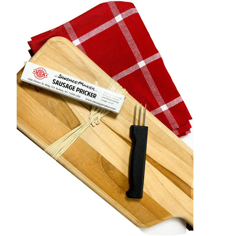 The Sausage Maker pricker tool ideal for DIY sausage prep to improve consistency.