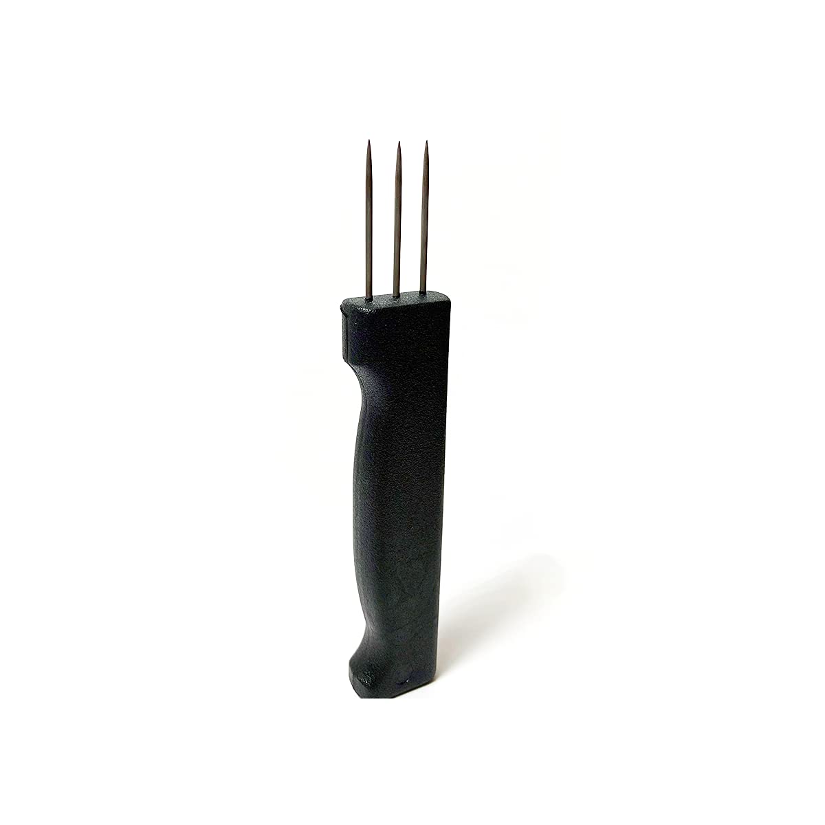 The Sausage Maker Sausage Pricker Tool with three sharp prongs for venting air pockets.