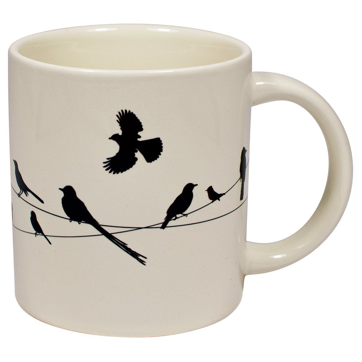 The Unemployed Philosophers Guild Birds on a Wire mug is a charming gift for bird lovers.