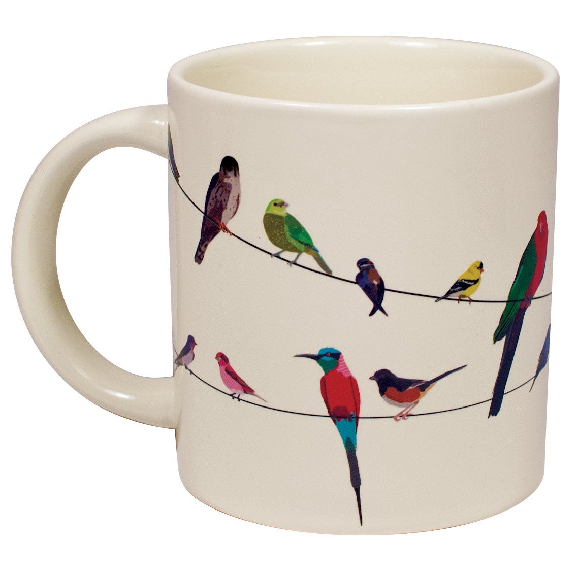 The Unemployed Philosophers Guild mug requires hand washing to protect the artwork and colors.