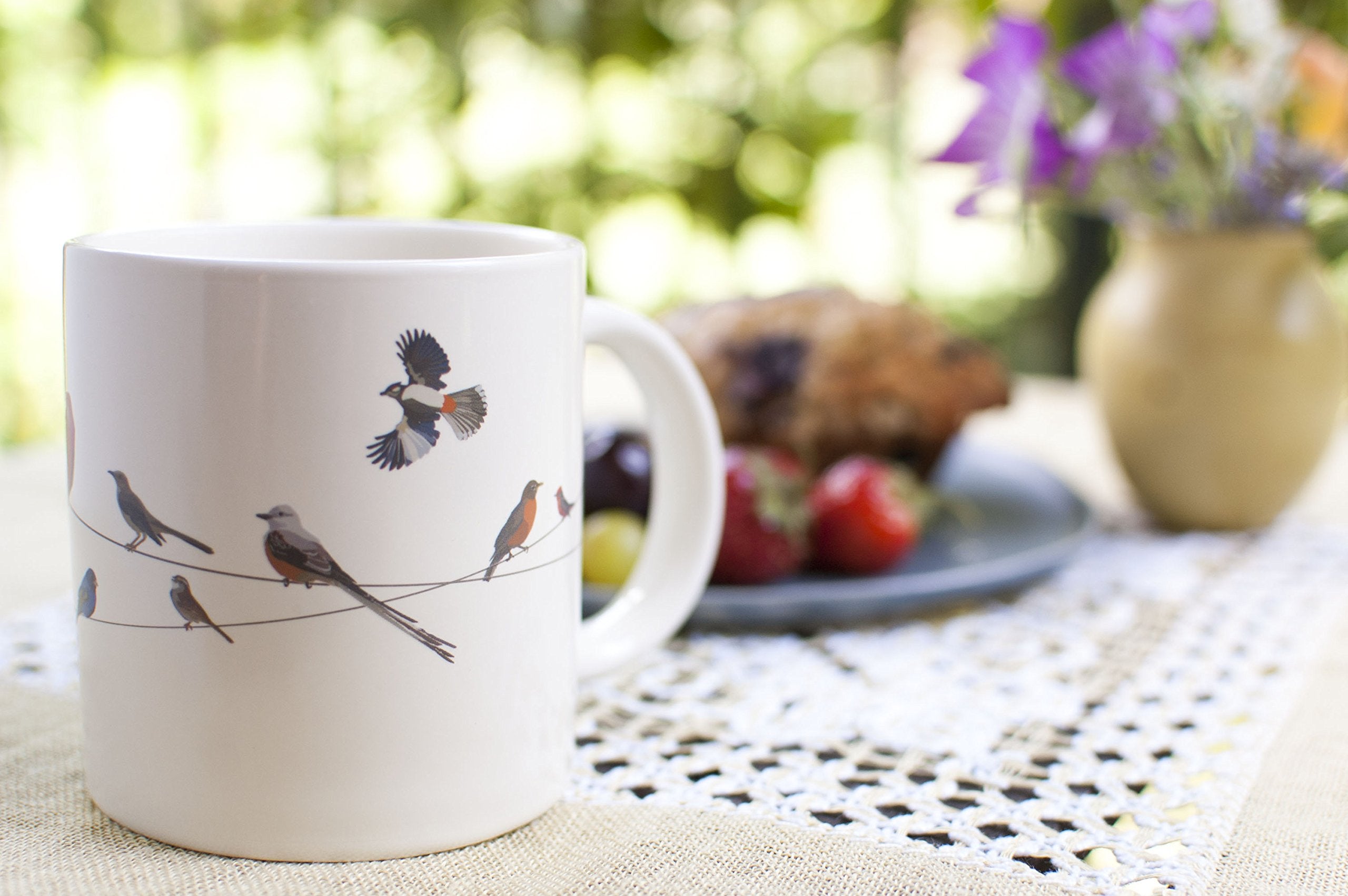 12 oz capacity mug is microwave safe for quick warming, with color reveal when heated.