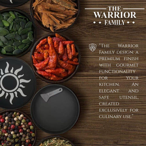 The Warrior Family lid-glow-activation glows in low light for night cooking.