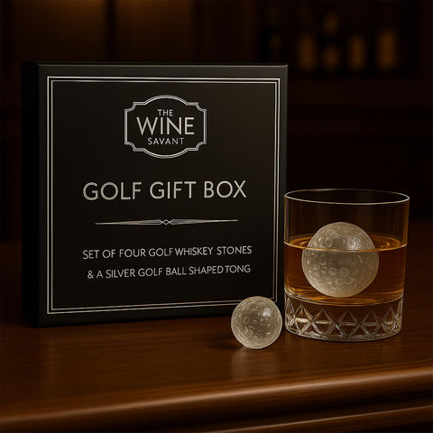 The Wine Savant barware collection adds a sophisticated touch
