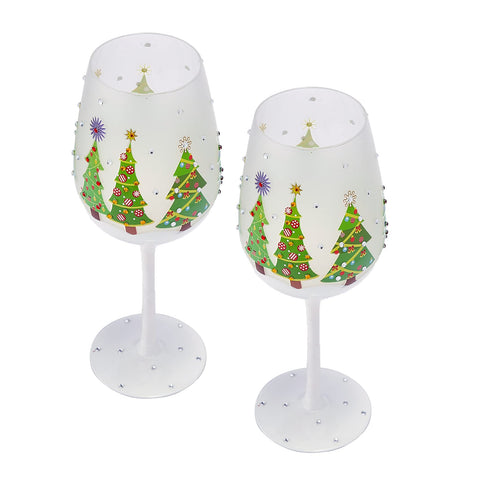 The Wine Savant decorative stemware ideal for wedding receptions and parties