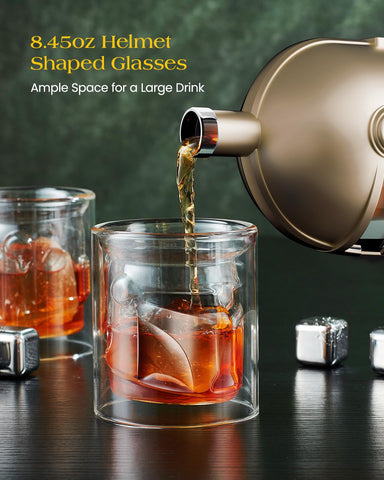 The Wine Things 34-ounce capacity keeps your favorite spirits ready for gatherings.
