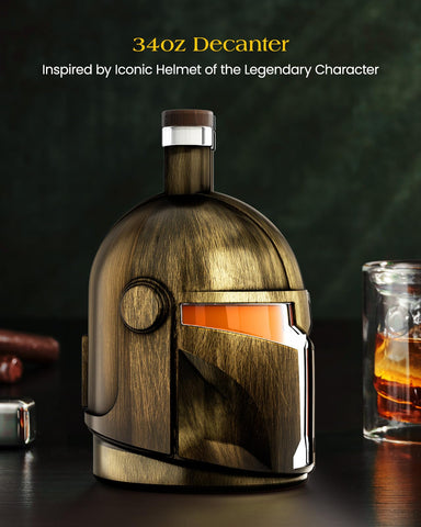 Close-up of the galaxy helmet design adds a futuristic vibe to any bar.
