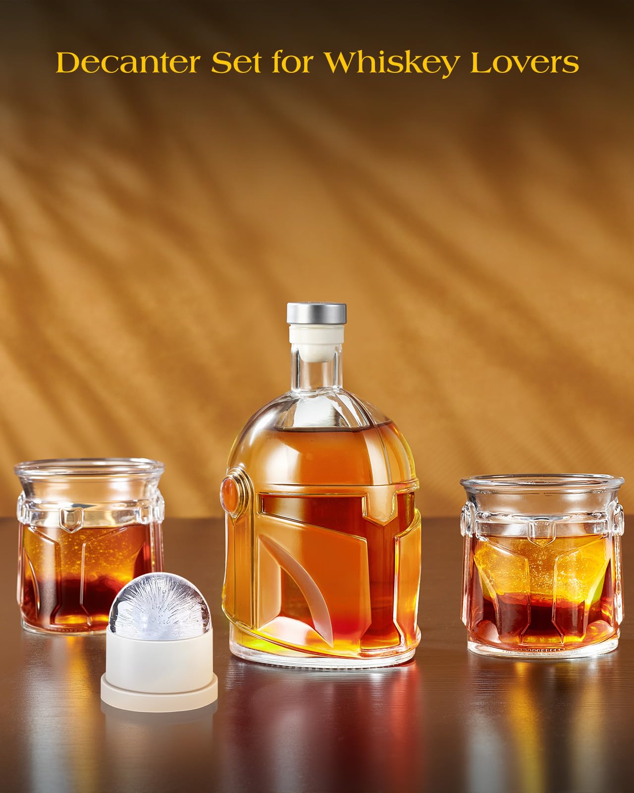 The Wine Things helmet glass 13-oz pair adds dramatic flair to tastings.