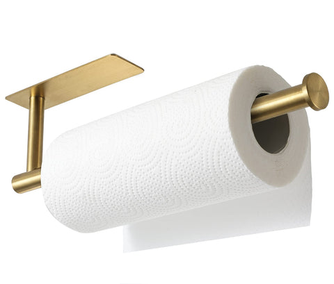 theaoo durable under-cabinet towel holder organizes towels neatly