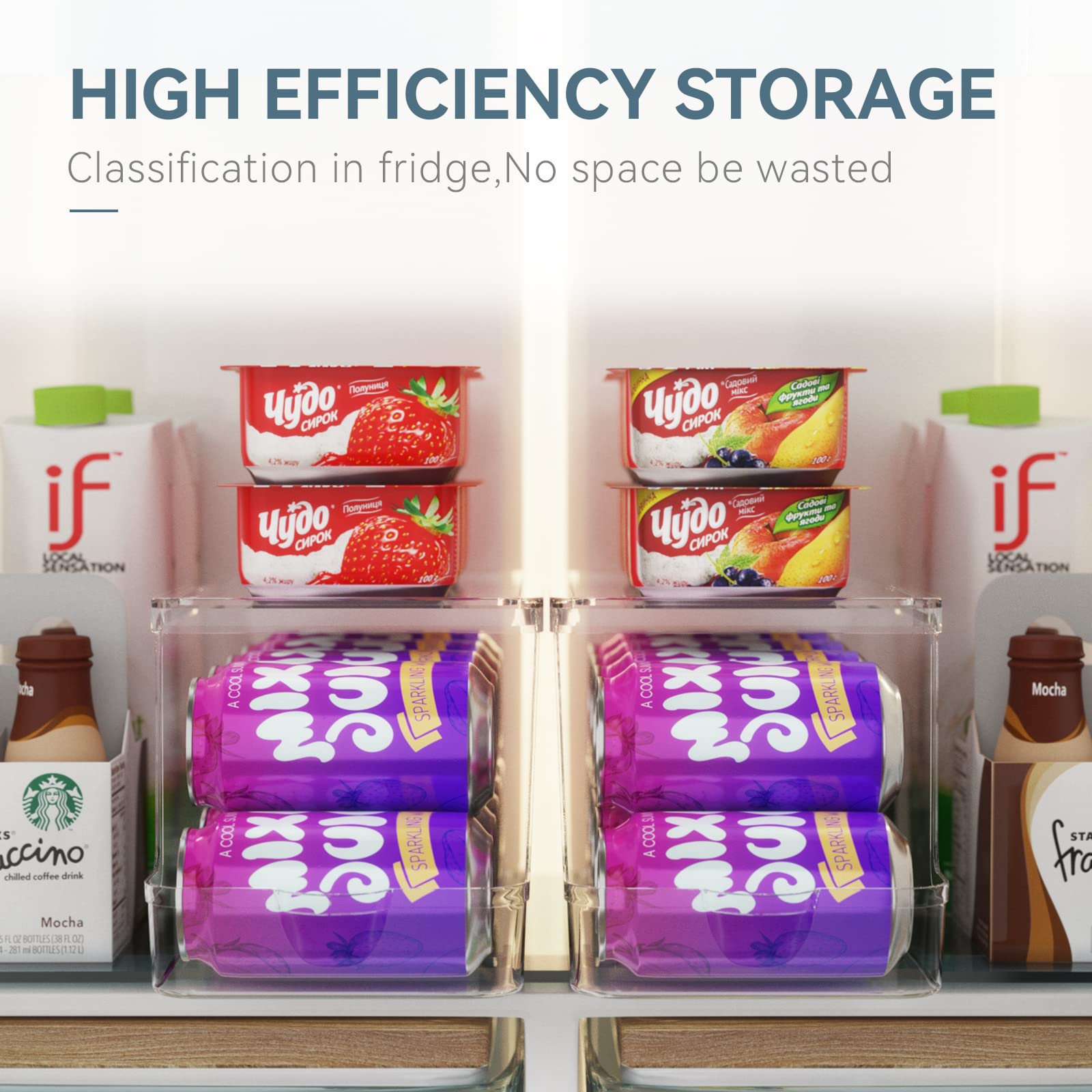 theaoo efficient fridge storage solution saves space and tidiness