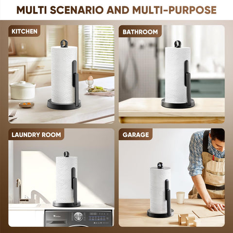 theaoo countertop paper towel holder for busy kitchens and offices