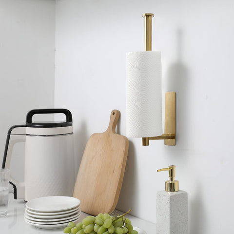 theaoo SUS304 stainless steel matte black paper towel holder shows rust-free durability