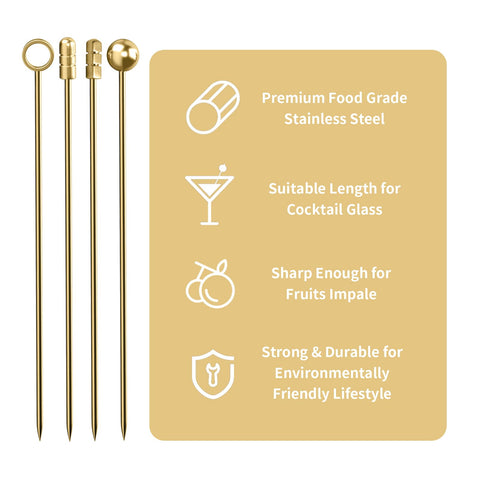 Thecosky gold holder keeps picks organized and ready to use.
