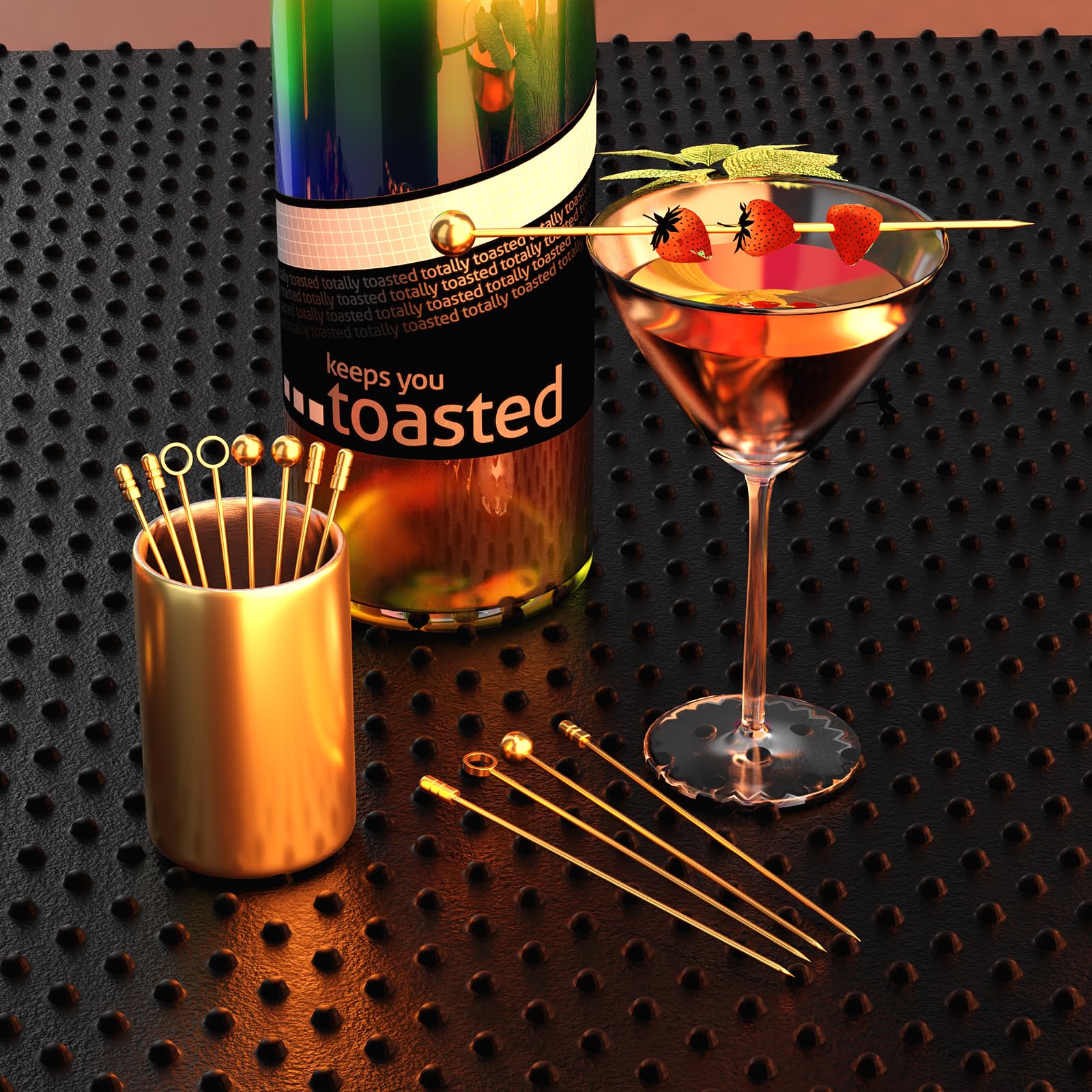 Thecosky stainless steel 304 picks resist rust for daily use.