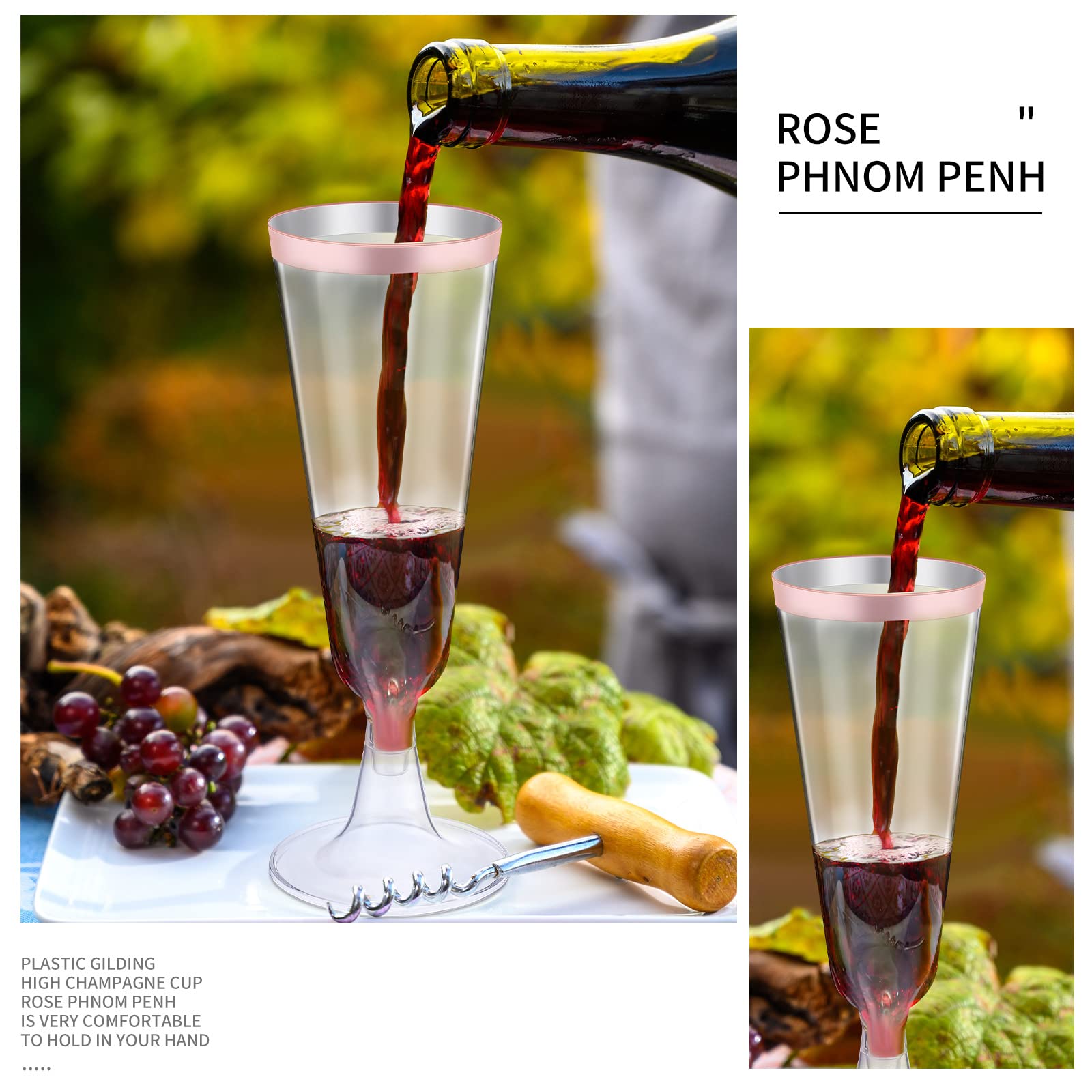 Thenshop BPA-free PS plastic cups ensure safe, party-ready serving