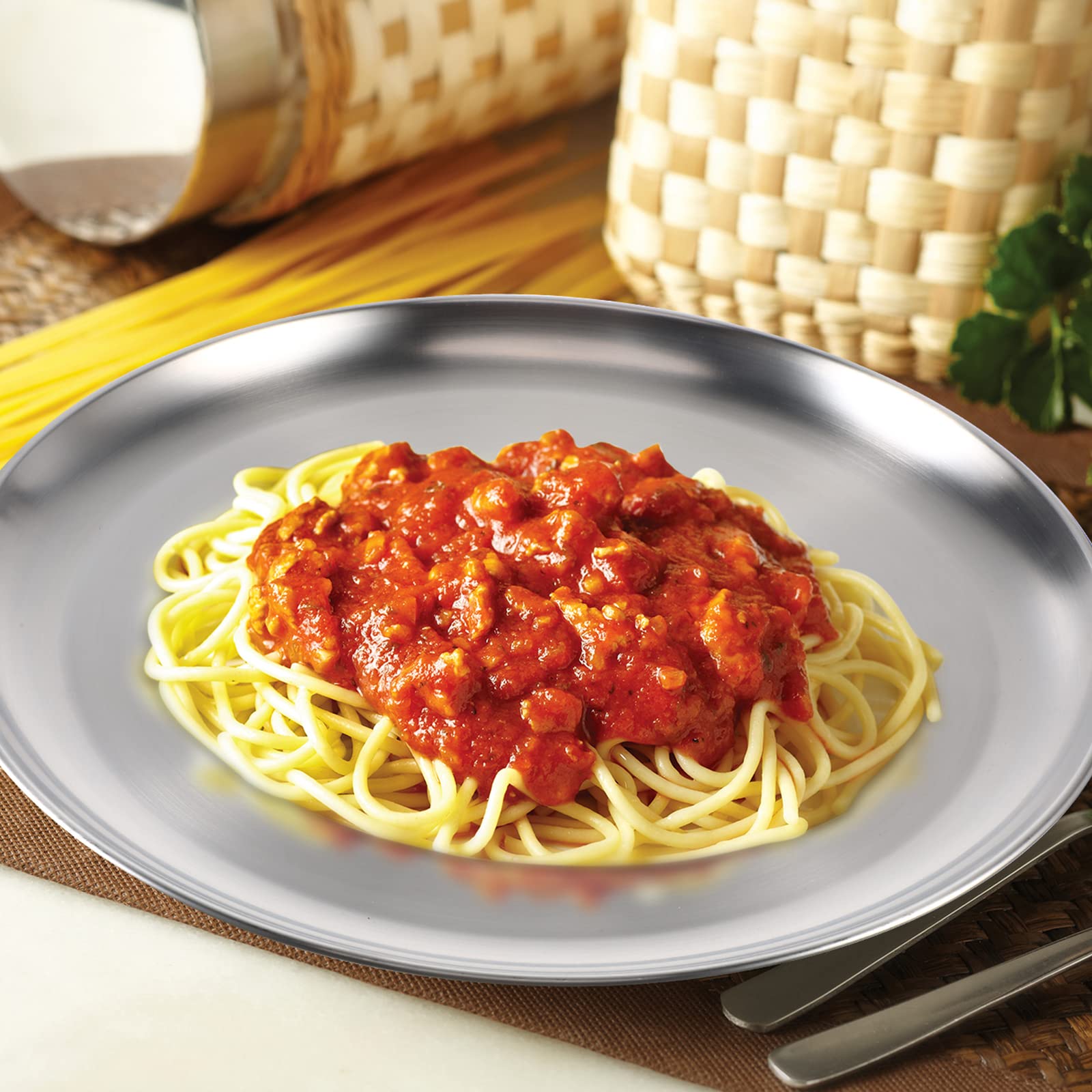 Thenshop 12-inch pizza pan for serving and baking at picnics.