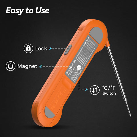 Thermo-Monster digital readout close-up highlights 0.5°F precision.