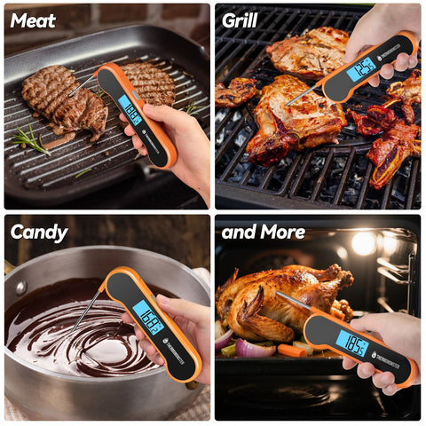Thermo-Monster orange meat thermometer packaging makes a great gift.