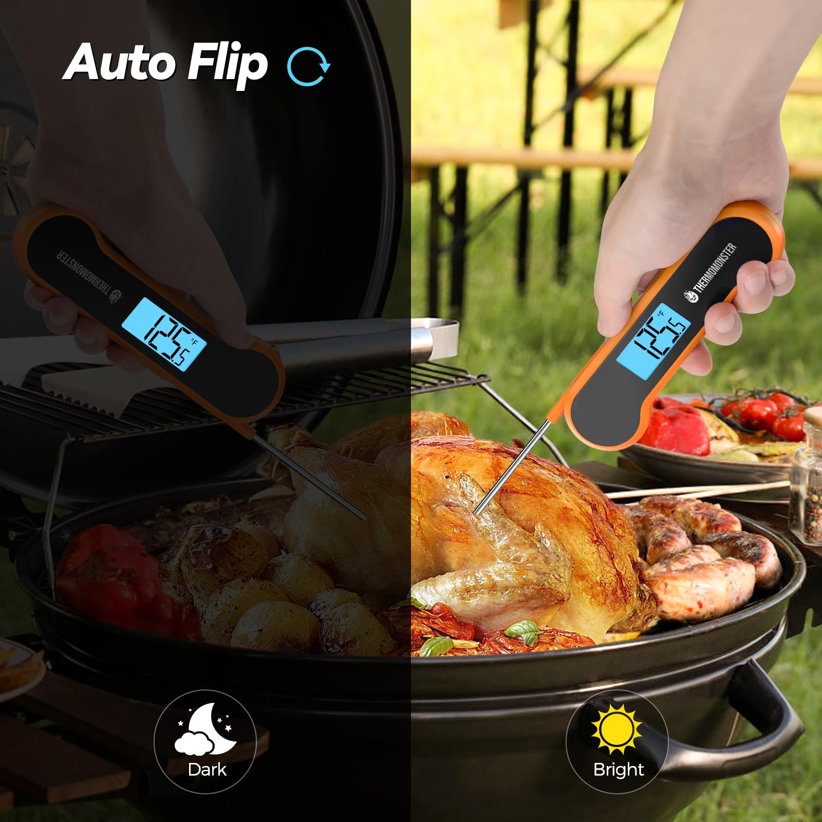 Thermo-Monster waterproof body for easy cleaning under running water.