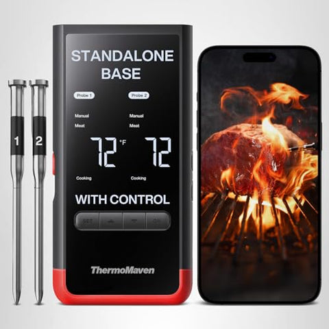 ThermoMaven base charging indicator shows quick 2-hour full charge for all-day use