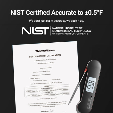 ThermoMaven F1 Pro IP67 waterproof thermometer withstands splashes