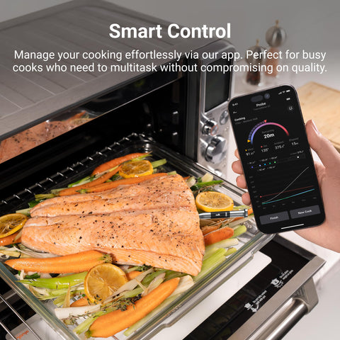 ThermoMaven G4 high-heat resistance supports oven and grill cooking.