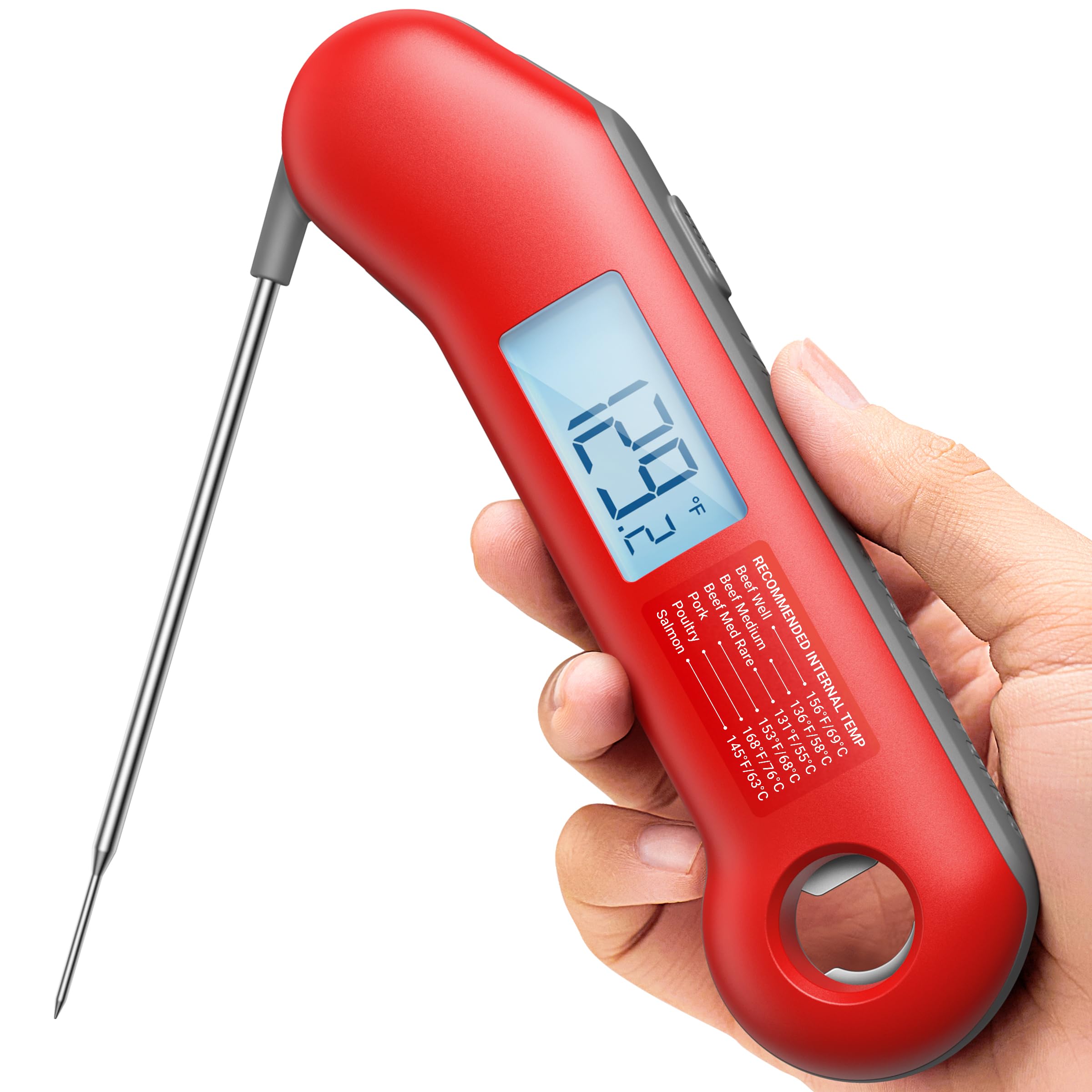 ThermoMaven professional meat thermometer 0-5s read enables fast, reliable doneness checks.
