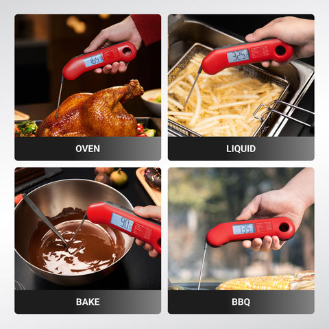 ThermoMaven meat thermometer IP67 waterproof design supports easy cleanup.