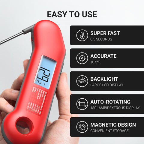 ThermoMaven professional meat thermometer with NIST-accuracy focus for precise results.