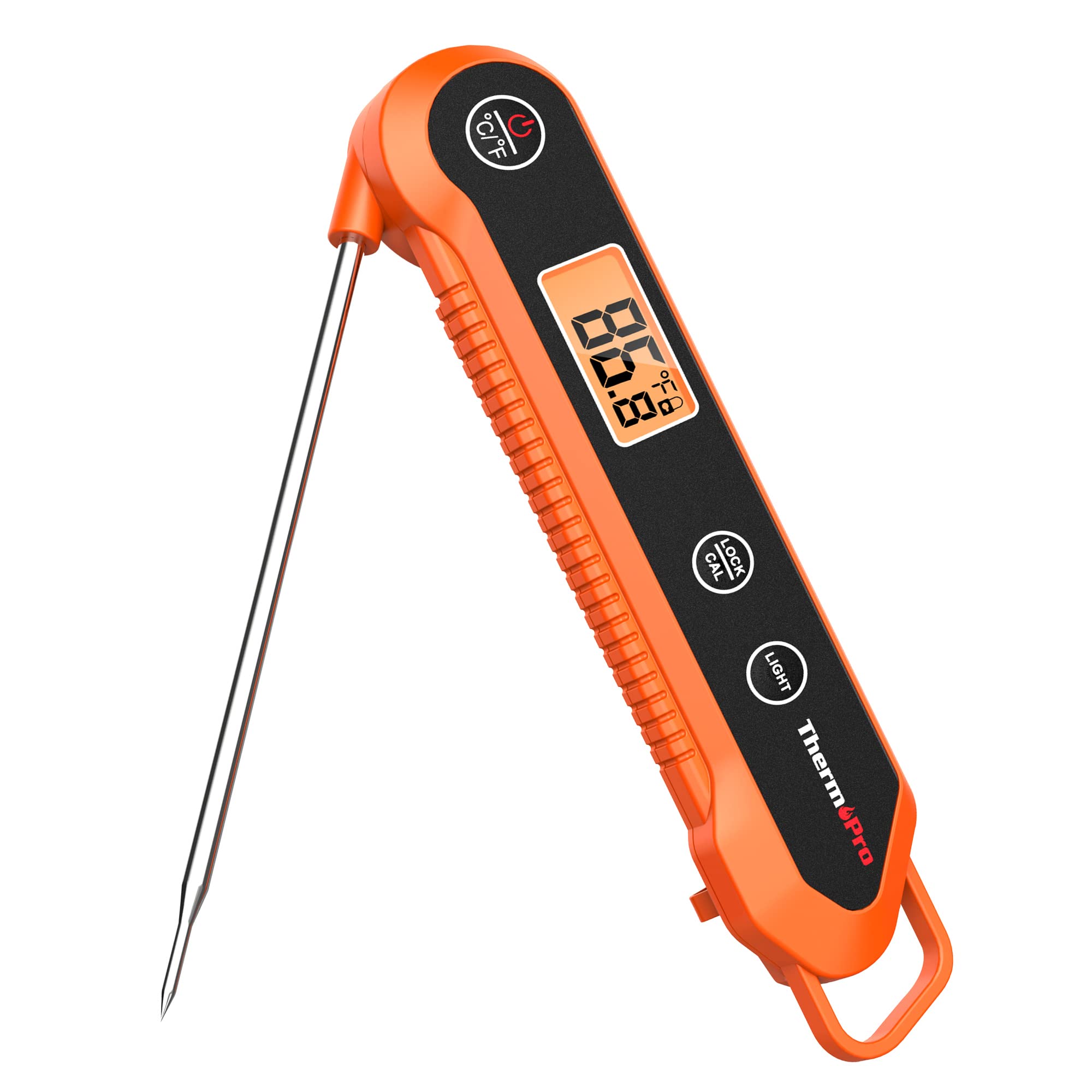 ThermoPro digital thermometer probe for quick, precise meat temps.