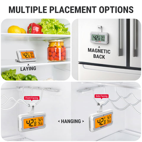 ThermoPro compact design fits small fridges without clutter