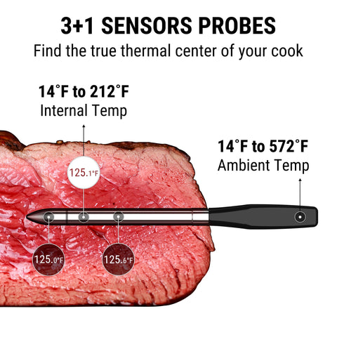 ThermoPro IP67 waterproof probes simplify cleanup after grilling