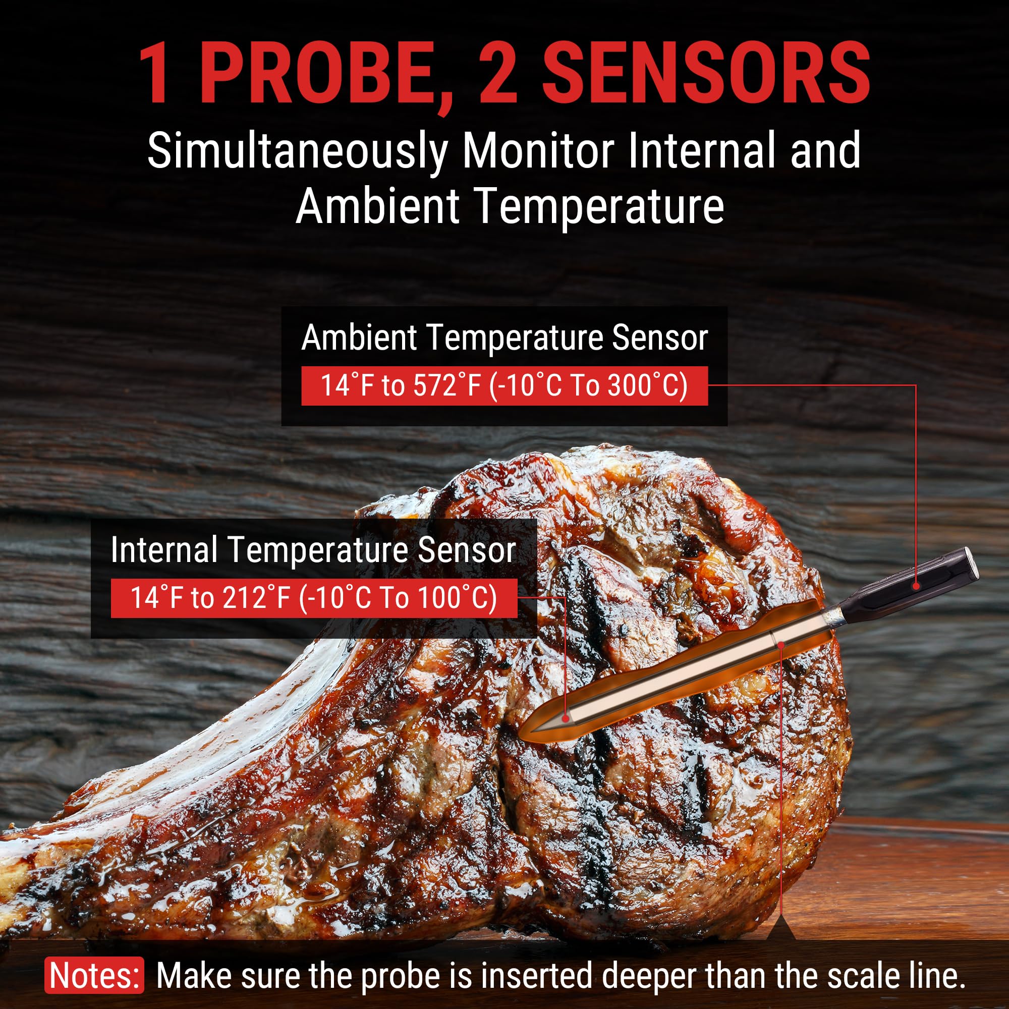 ThermoPro TempSpike Bluetooth pairing setup reduces setup time.