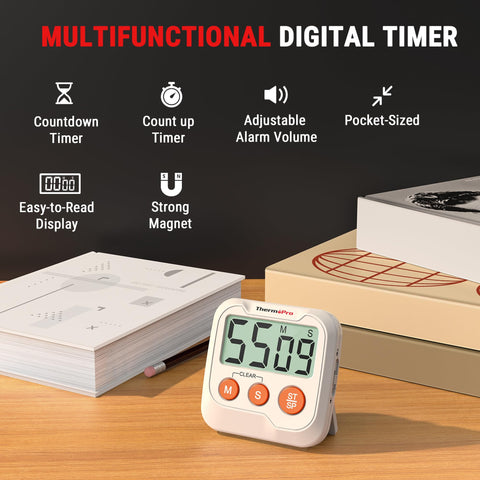 Classroom scene using ThermoPro TM03 timer for study and activities