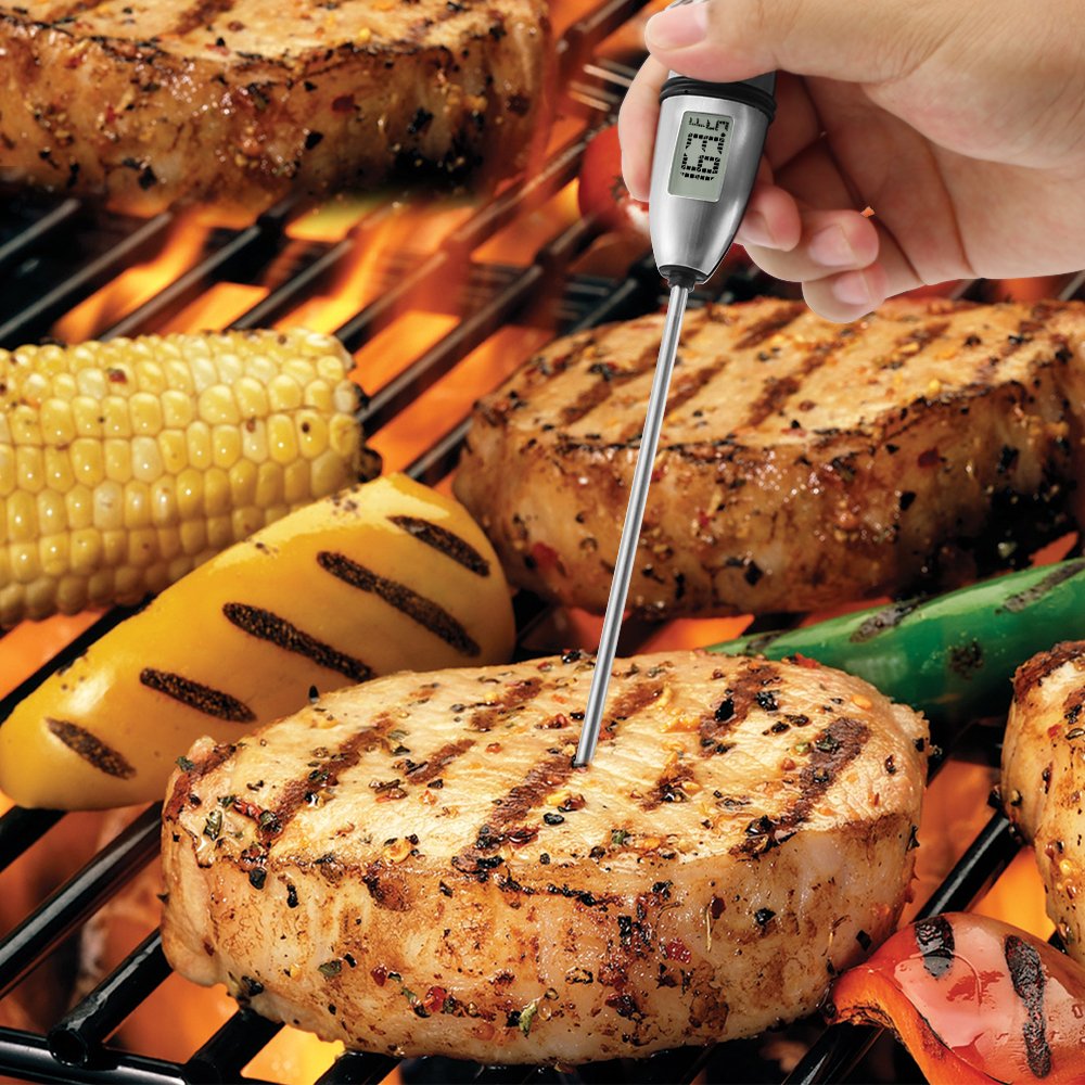 ThermoPro TP02S set up for baking and oven-temperature monitoring.
