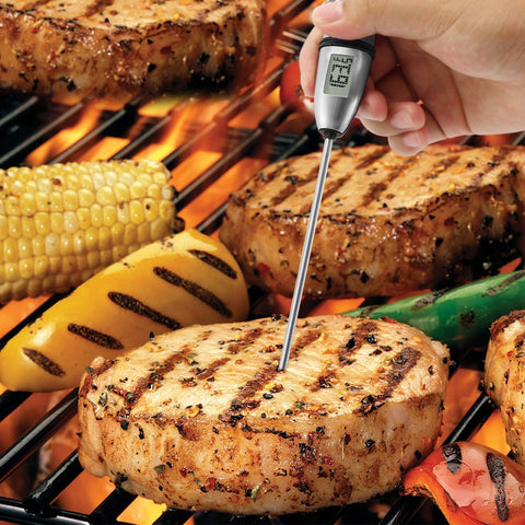 ThermoPro TP02S set up for baking and oven-temperature monitoring.