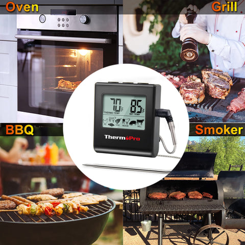 ThermoPro TP16 magnetic back for easy kitchen storage