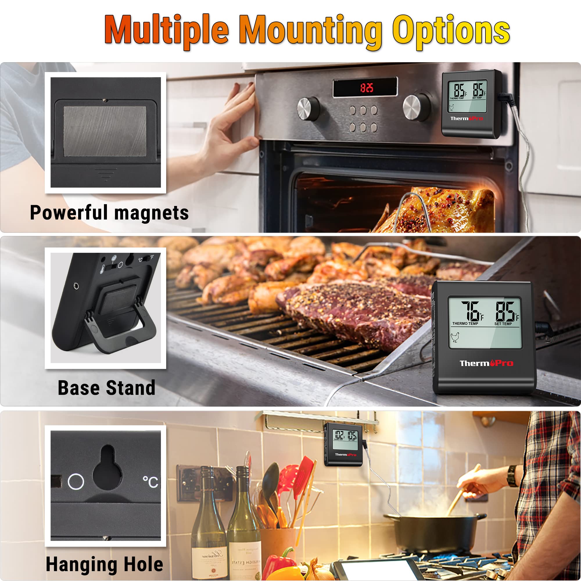 ThermoPro TP16 NSF-certified for food safety and reliability