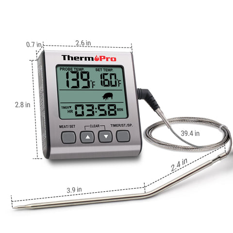 ThermoPro TP16S in use during oven or grill session