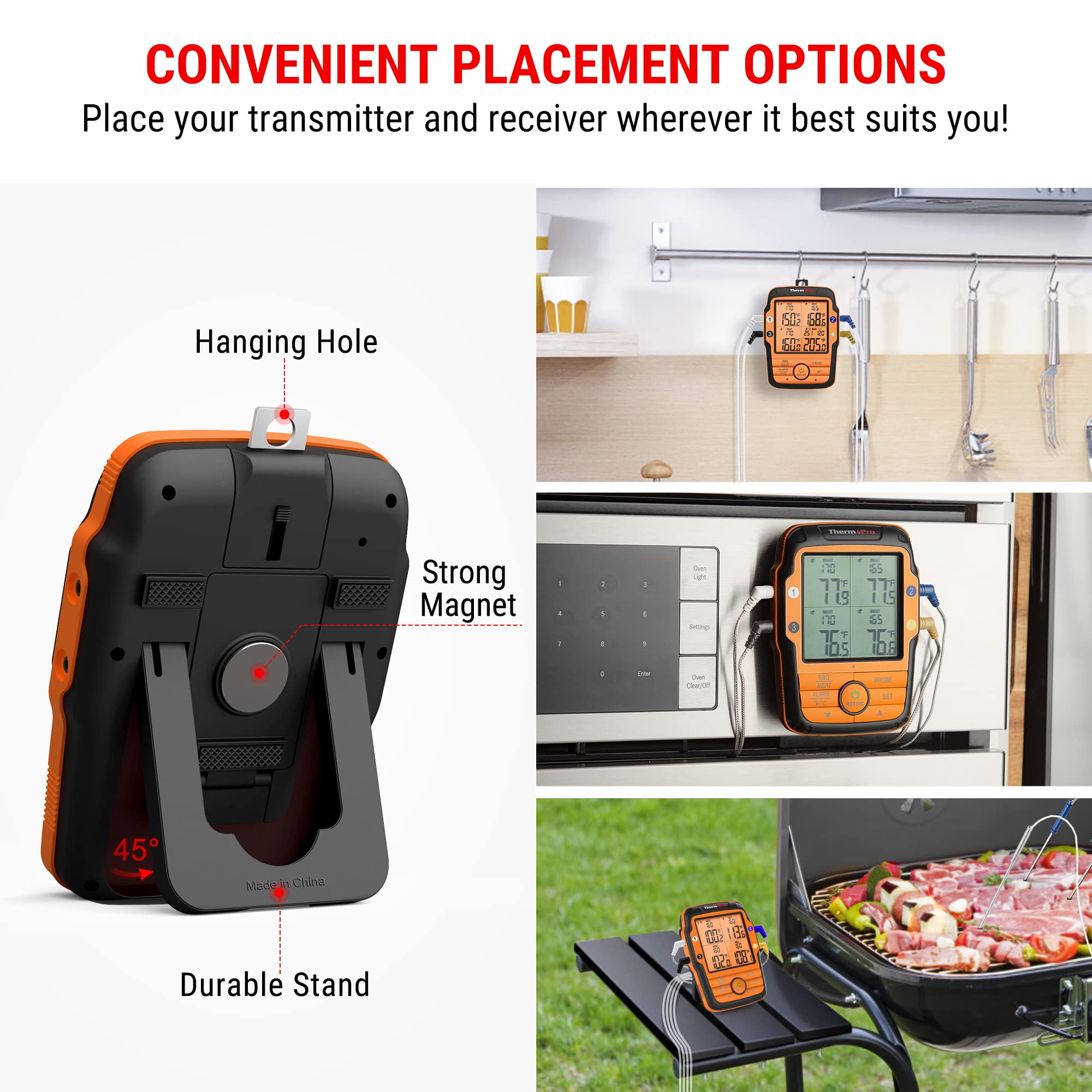 ThermoPro TP27 accuracy ±1.8°F supports confident doneness decisions.