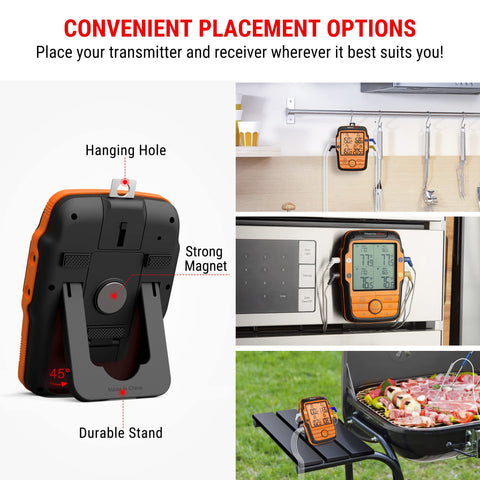 ThermoPro TP27 accuracy ±1.8°F supports confident doneness decisions.
